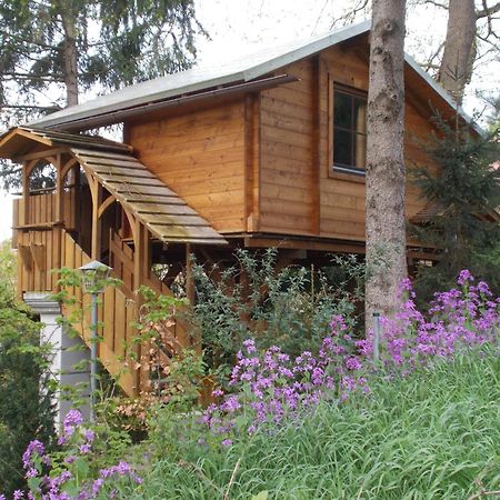 Baumhaus Wolfshoehle Fischach Exterior foto
